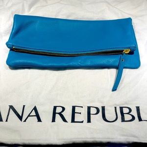 Leather clutch- perfect condition